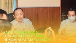 Sekda Ketapang Pimpin Rapat Pembahasan Pengajuan Penetapan Hukum Adat Masyarakat