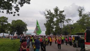 Bupati KKU Ikut Jalan Sehat, Senam dan Sepeda Gembira Polres Kayong Utara