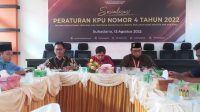 KPU KKU Sosialisasi PKPU Nomor 4 Tahun 2022