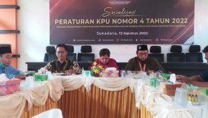 KPU KKU Sosialisasi PKPU Nomor 4 Tahun 2022