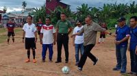 Wabup Ketapang Resmikan Dimulainya Open Turnamen Sepakbola di Kecamatan Sandai