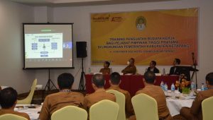 Sekda Buka Kegiatan Training Peningkatan Budaya Kerja Pejabat Pimpinan Tinggi Pratama