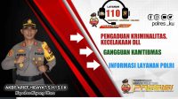 Kapolres Kayong Utara Sosialisasikan Layanan Call Center Polri dan WA Center