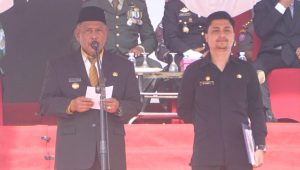 Bupati KKU Jadi Inspektur Upacara Peringatan Hari Pahlawan ke 77