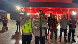 Polres KKU Gelar Apel Pengamanan Jelang Tahun Baru Imlek 2574 Kongzii dan Cap Go Meh Tahun 2023