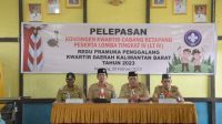 Bupati Lepas Kontigen Lomba Tingkat IV Tahun 2023 Pramuka Kwarir Cabang Ketapang