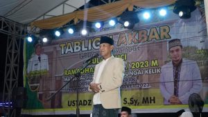 Wabup Ketapang Hadiri Tabligh Akbar di Desa Sungai Kelik