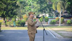 Pimpin Apel Rutin Sekda Harapkan Dirut PDAM dan BPBD Antisipasi Dampak Elnino dan seluruh OPD Agar Perhatikan Serapan Anggaran