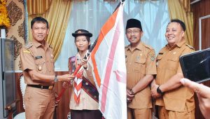 Wakil Bupati Ketapang Lepas Pelajar Asal Tumbang Titi Mengikuti Jambore Dunia Di Korea Selatan