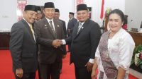 Sekda Berikan Selamat Kepada Samuel Anggota DPRD Ketapang PAW dari Gerindra 