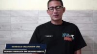 Menteri Sandiaga Uno Imbau Masyarakat Ketapang Sukseskan Napak Tilas