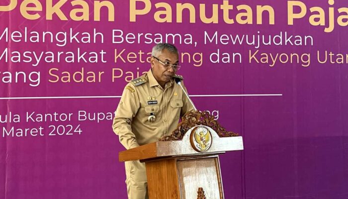 Bupati Ketapang Menutup Kegiatan Pekan Panutan Penyampaian SPT Tahunan Pajak 2023