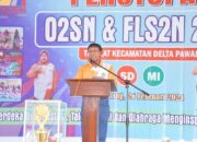 Wabup Ketapang Tutup Kegiatan O2SN Dan FLS2N Tingkat Kecamatan Delta Pawan