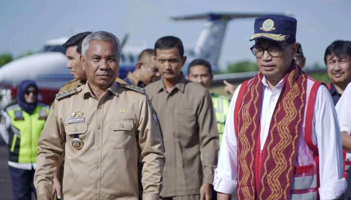 Bupati Ketapang Sambut Kunker Menhub RI Tinjau Bandara Rahadi Osman Ketapang