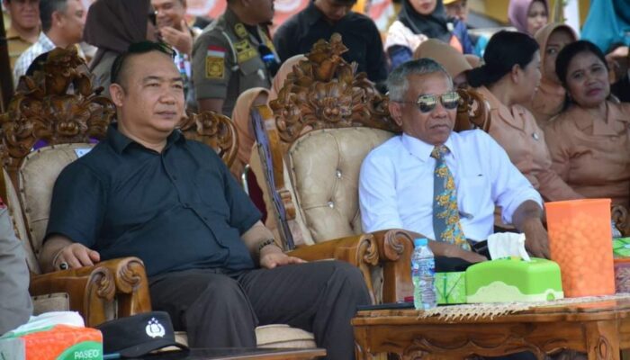 Bupati Dan Sekda Ketapang Hadiri Kegiatan Pemberian Makan Dan Demo Gizi Pencegahan Stunting Di Desa