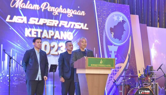 bupati Ketapang Hadiri Penutupan Malam Penghargaan Liga Super Futsal Kabupaten Ketapang Tahun 2023