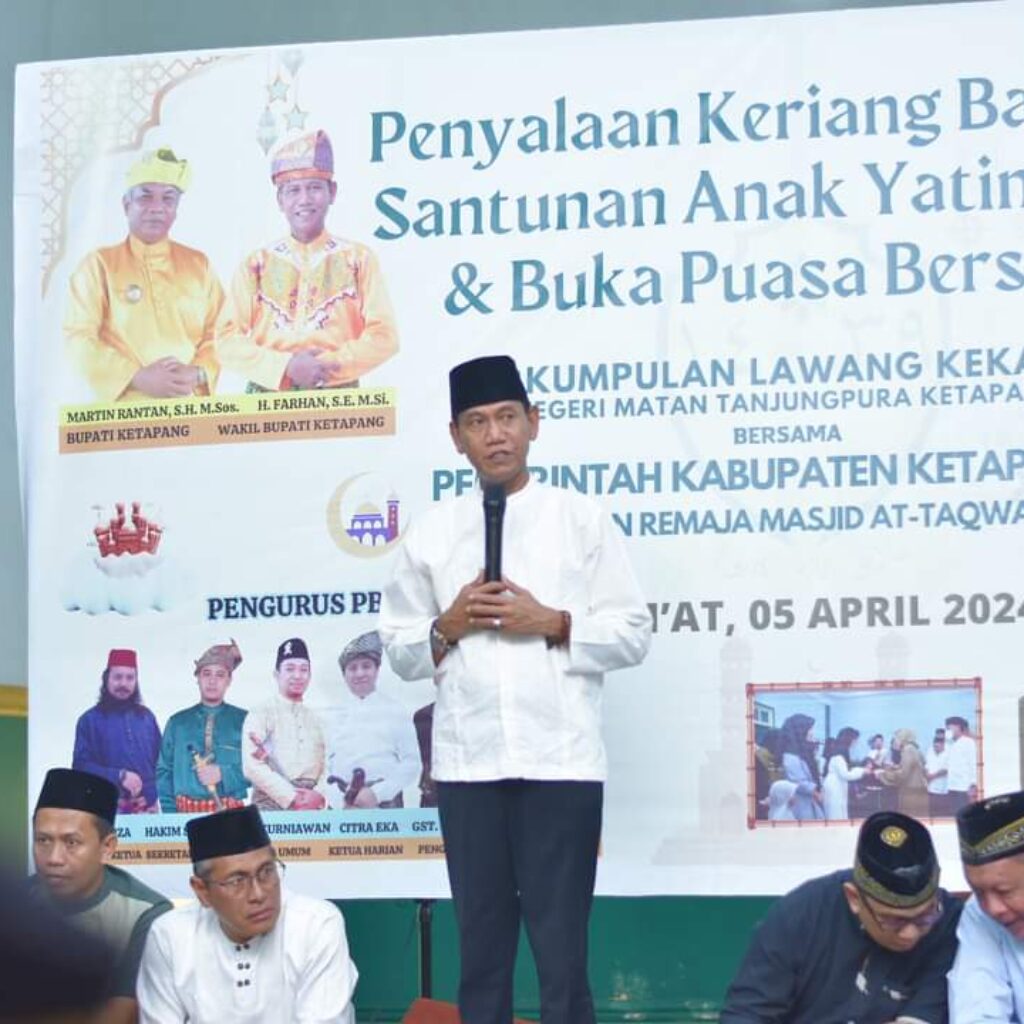 Wakil Bupati Ketapang Hadiri Buka Puasa Bersama Perkumpulan Lawang Kekayun Matan Tanjung Pura Ketapang