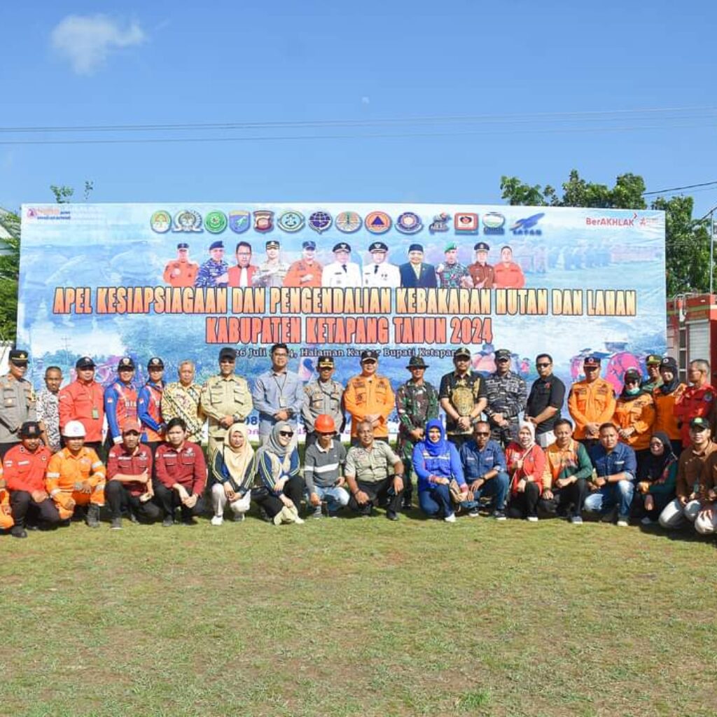 Mewakili Bupati, Sekda Ketapang Memimpin Apel Gabungan Kesiapsiagaan Dan Penanganan Karhutla