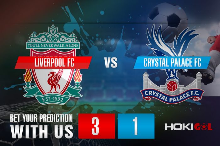 Crystal Palace vs Liverpool prediksi pertandingan dan peluang menang