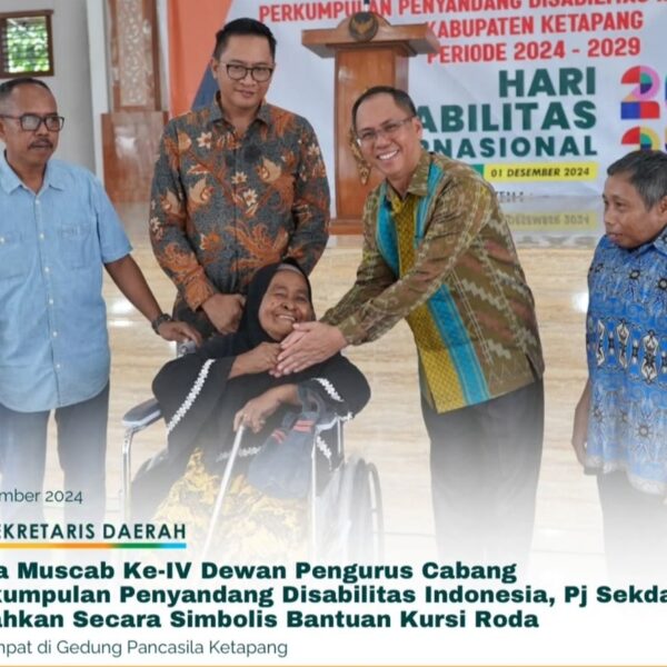 Pj. Sekda Ketapang Resmi Membuka Musyawarah Cabang Ke-IV Pengurus Cabang Perkumpulan Penyandang Disabilitas Indonesia