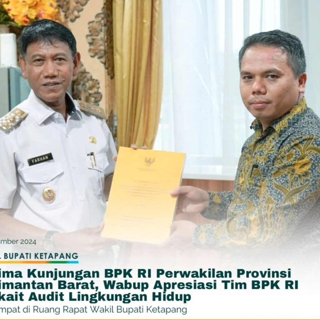 Wabup Ketapang Menerima Kunjungan Tim BPK RI Perwakilan Kalimantan Barat