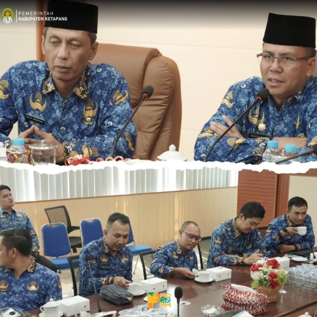 Pj. Sekda Ketapang Dan Pj Sekda Kabupaten Kayong Utara Melakukan Rapat Fasilitasi Kerja Sama