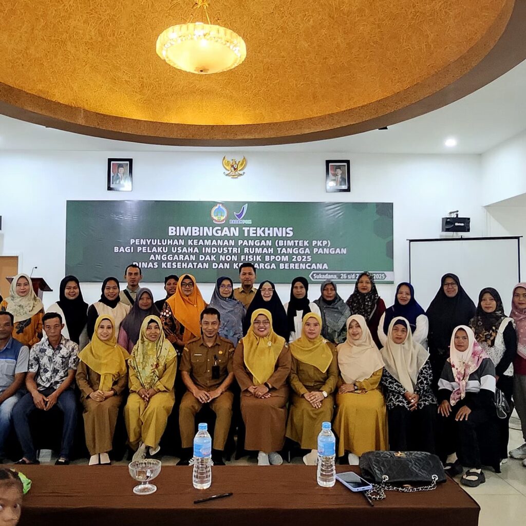 Bimtek Penyuluhan Keamanan Pangan Kabupaten Kayong Utara