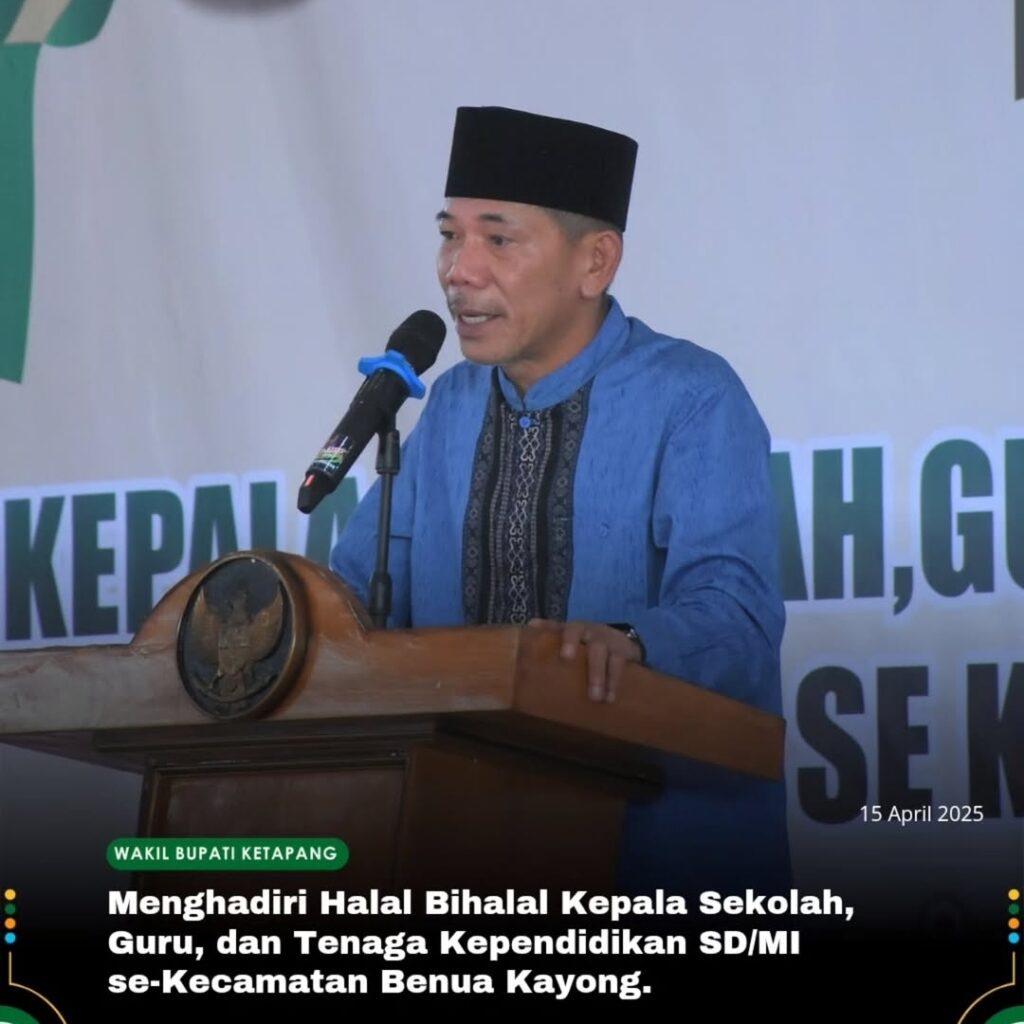 Wabup Ketapang Hadiri Halal Bihalal Kepala Sekolah, Guru, Dan Tenaga Kependidikan SD/MI Se-Kecamatan Benua Kayong