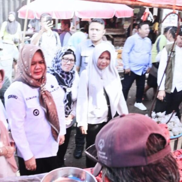 Wabup Sidak Pasar dan Buka OPM di Kecamatan Gelumbang