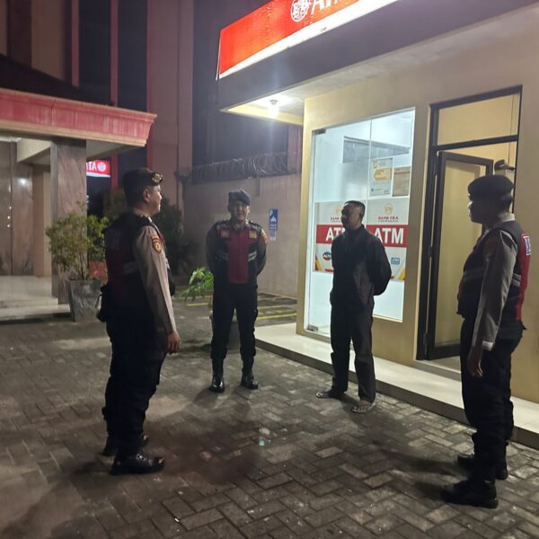 Samapta Polres Tulang Bawang Optimalkan Patroli Malam di Wilayah Pasar Unit 2, Berikut Sasaran dan Tujuannya