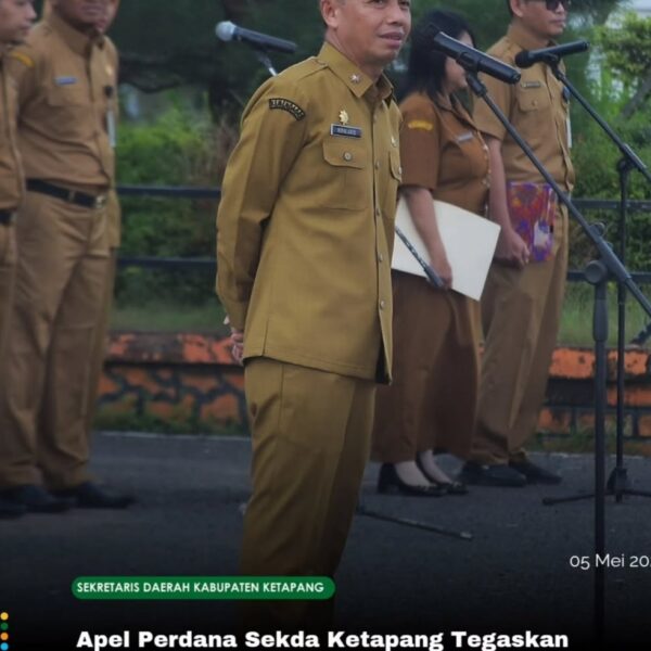 Apel Perdana Sekda Ketapang: Tegaskan Disiplin & Etos Kerja ASN