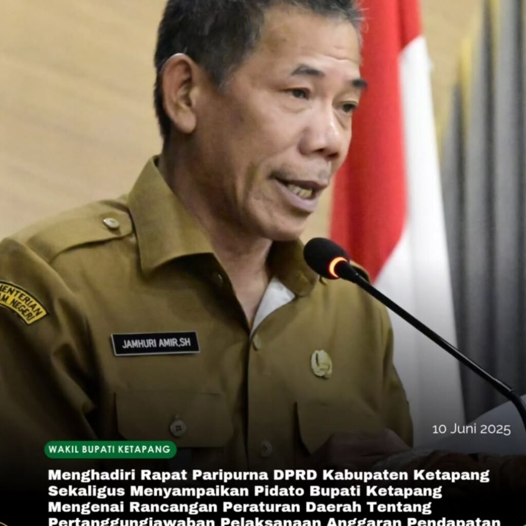 Wakil Bupati Ketapang Sampaikan Pidato Bupati Terkait Raperda Pertanggungjawaban APBD 2024