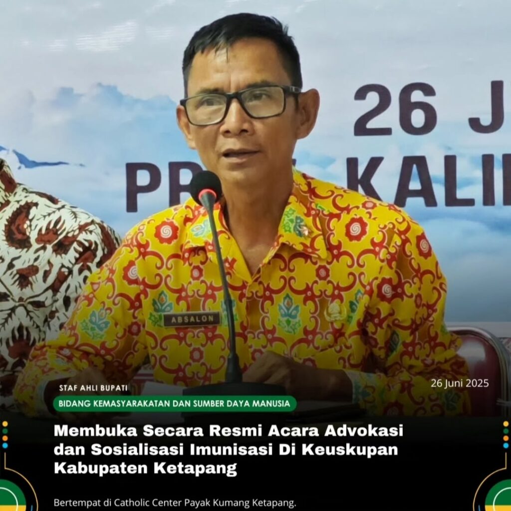 Bupati Ketapang Dorong Kolaborasi Lintas Sektor UntukWujudkan Imunisasi Merata di Wilayah Terpencil