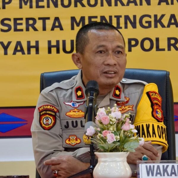 Polres Lampung Tengah Gelar Latpraops Operasi Patuh Krakatau 2025