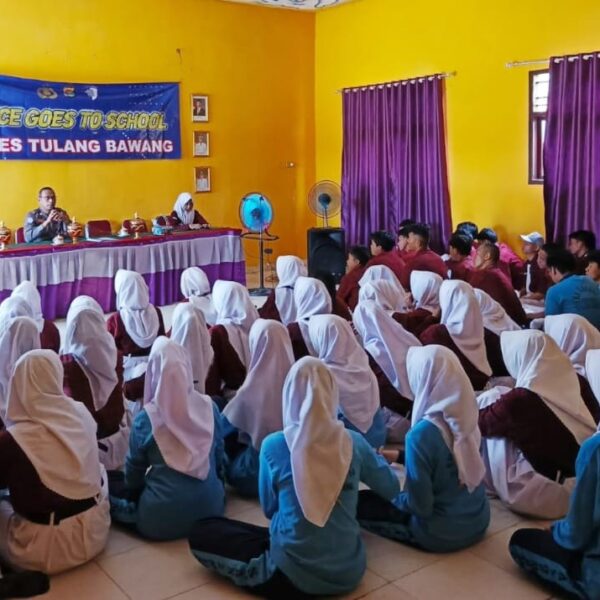 Satlantas Polres Tulang Bawang Gelar Police Goes To School, Berikut Lokasi dan Tujuan Utamanya