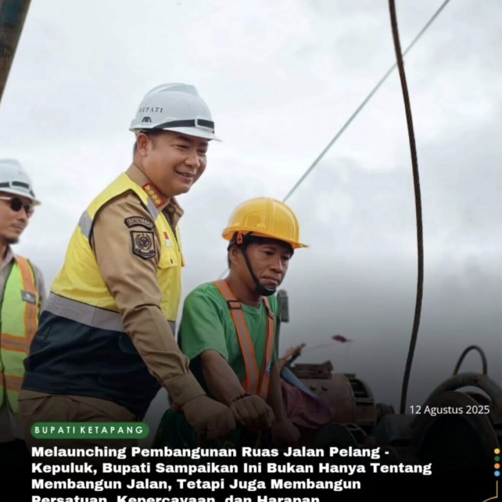 Bupati Ketapang Melaunching Pembangunan Jalan Pelang – Kepuluk
