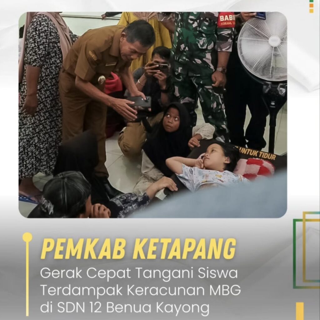 Pemkab Ketapang Gerak Cepat Tangani Siswa Terdampak Keracunan MBG Di SDN 12 Benua Kayong 