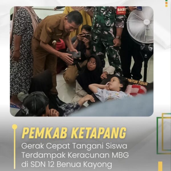 Pemkab Ketapang Gerak Cepat Tangani Siswa Terdampak Keracunan MBG Di SDN 12 Benua Kayong 