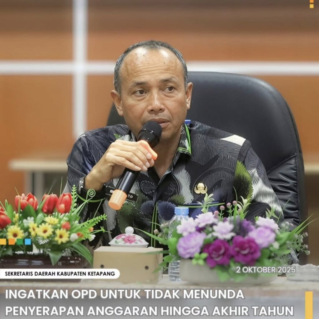 Evaluasi Penyerapan Anggaran 2025, Sekda Ketapang Ingatkan OPD Jangan Tunda Hingga Akhir Tahun