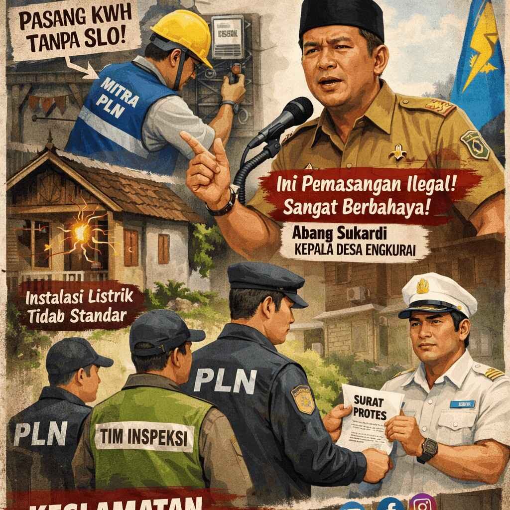 Dugaan Pelanggaran Prosedur Pemasangan KWH di Melawi, Kades Engkurai Desak PLN Tindak Tegas Oknum Mitra