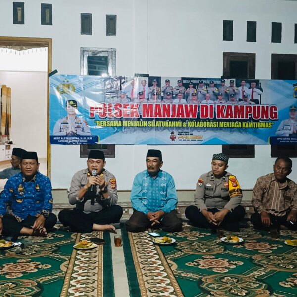 Polsek Seputih Banyak Gelar PMK, Perkuat Sinergi Jaga Kamtibmas