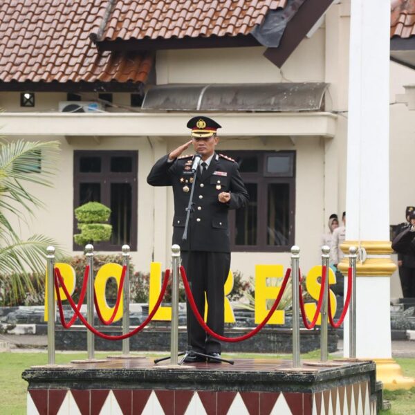 Kapolres Lampung Utara Pimpin Upacara Hari Bela Negara ke-77 Tahun 2025