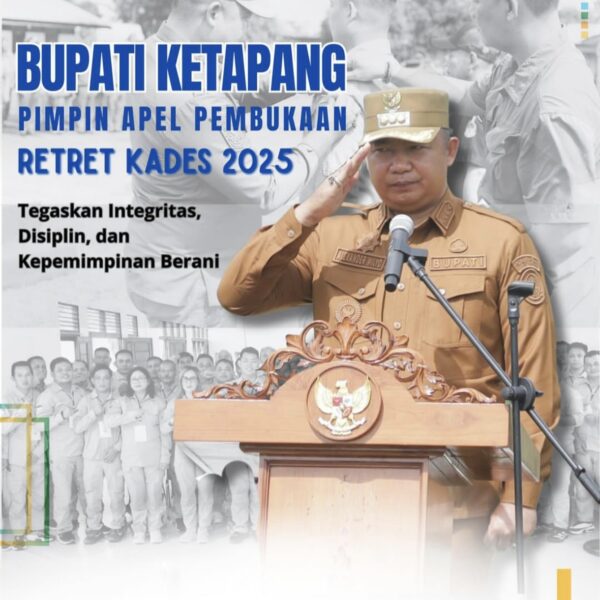 Bupati Ketapang Pimpin Apel Pembukaan Retret Kepala Desa Terpilih 2025