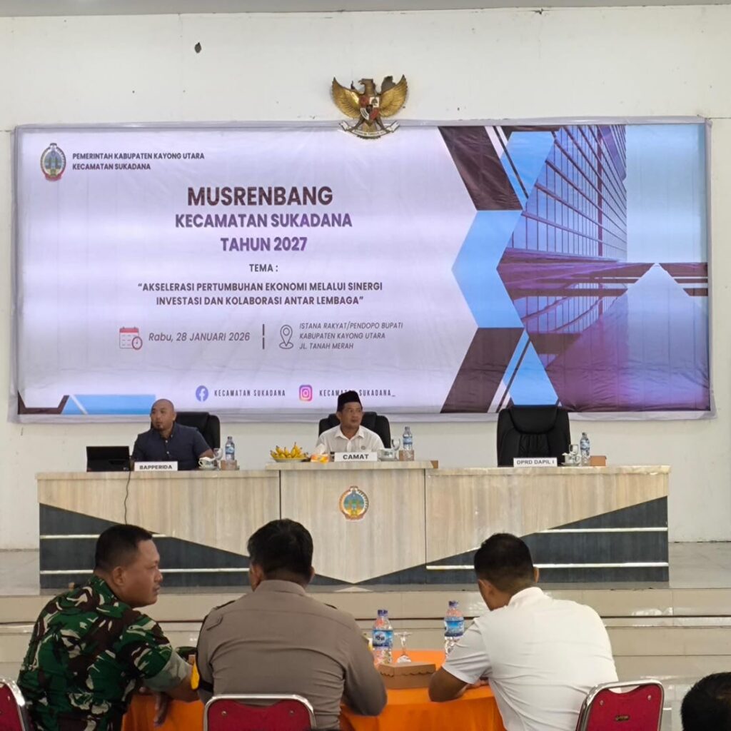 Akselerasi Ekonomi dan Investasi Jadi Fokus Musrenbang Kecamatan Sukadana 2026