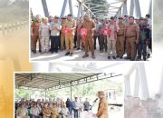 Bupati Ketapang meresmikan Jembatan Karab yang berlokasi di Desa Mekar Raya, Kecamatan Simpang Dua