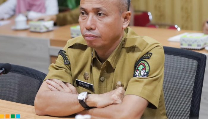 Sekda Ketapang Ikuti zoom Meeting Rapat Koordinasi Pengadilan Inflasi 2026