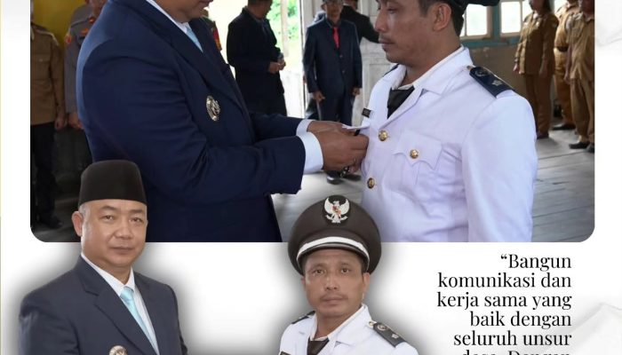 Bupati Ketapang Kembali Melantik Kepala Desa PAW desa Asam Jelai