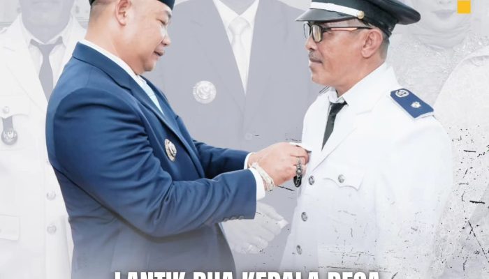 Bupati Ketapang Lantik Dua Kepala Desa PAW di Matan Hilir Selatan dan Kendawangan