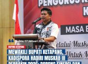 Mewakili Bupati Ketapang, Kedispora Hadiri Muskab III Perbaikin 2026