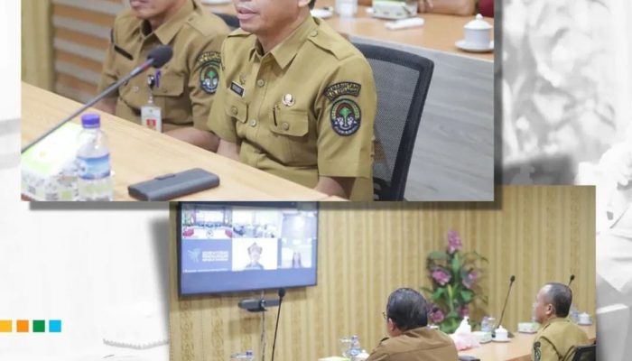 Sekda Ketapang menghadiri rapat Koordinasi pengendalian Inflasi di Daerah secara daring